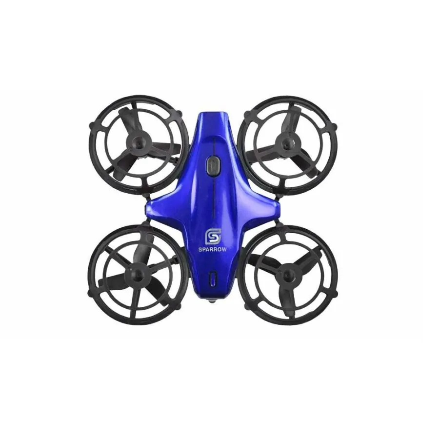 Amewi Sparrow Mini Drone kézi érzékelővel, piros/kék 3