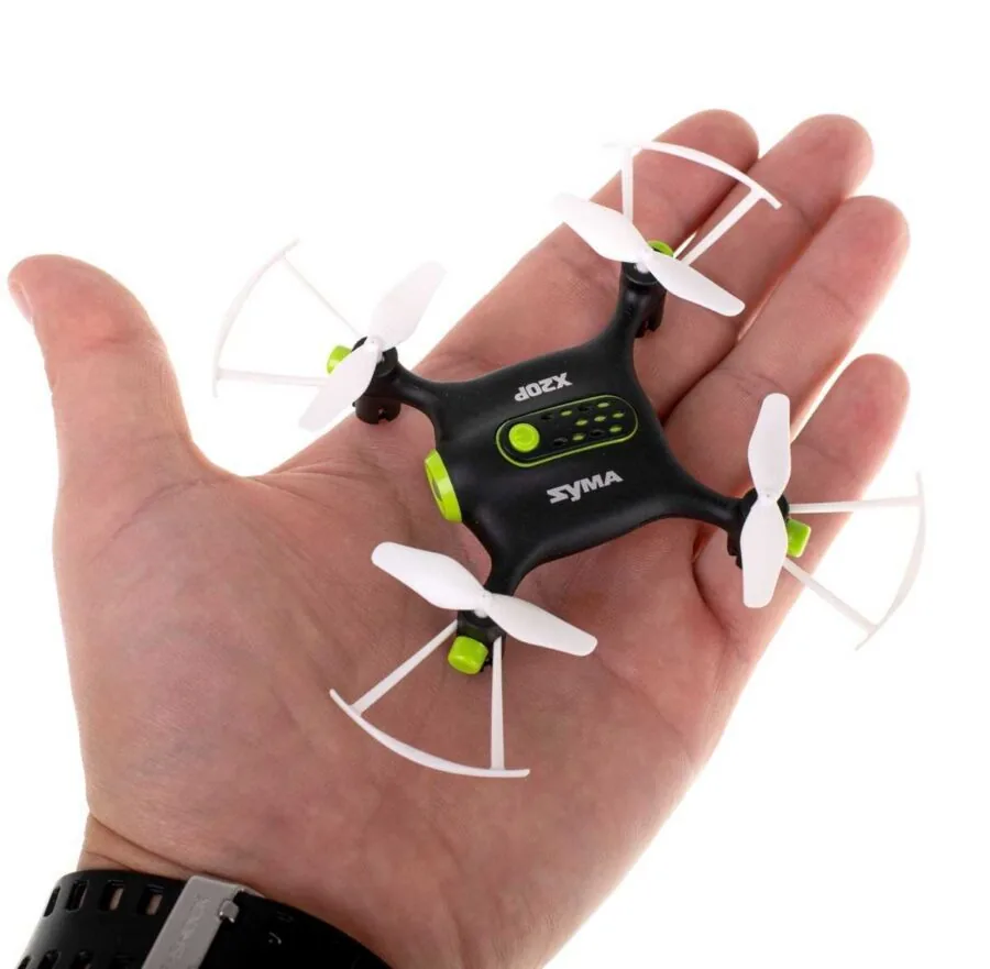 SYMA X20P mini drón magasságtartással fekete/zöld 4
